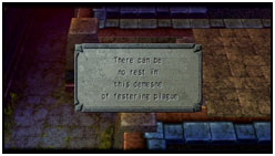 Exploration: Plaque with clue