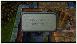 Exploration: Plaque that taunts